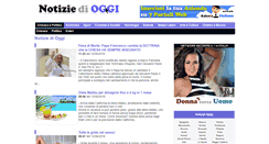 Desktop Screenshot of notiziedioggi.net