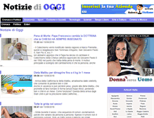 Tablet Screenshot of notiziedioggi.net